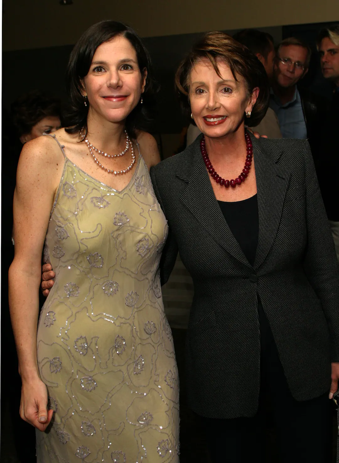 Jacqueline Pelosi with her mother