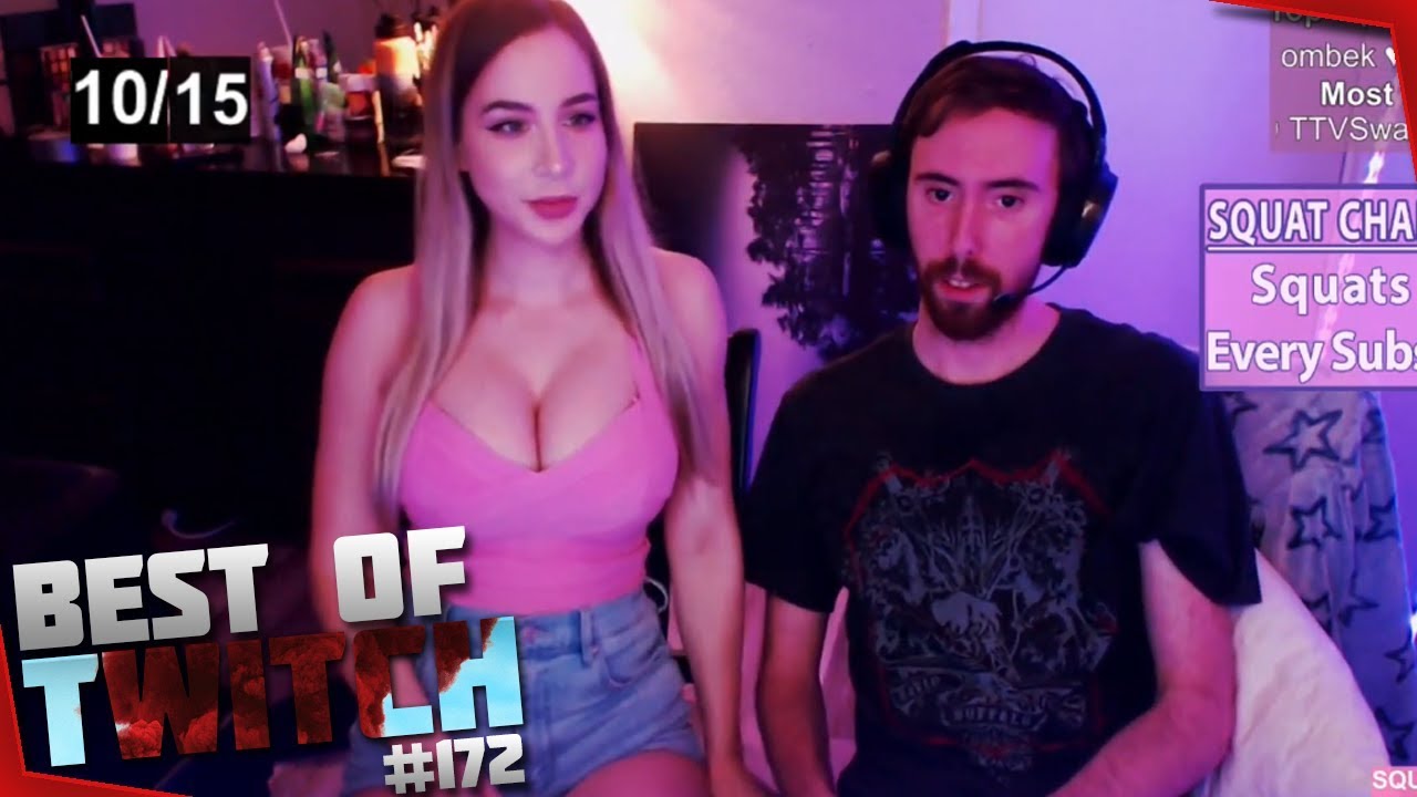 Pink Sparkles and Asmongold on a Twitch livestream