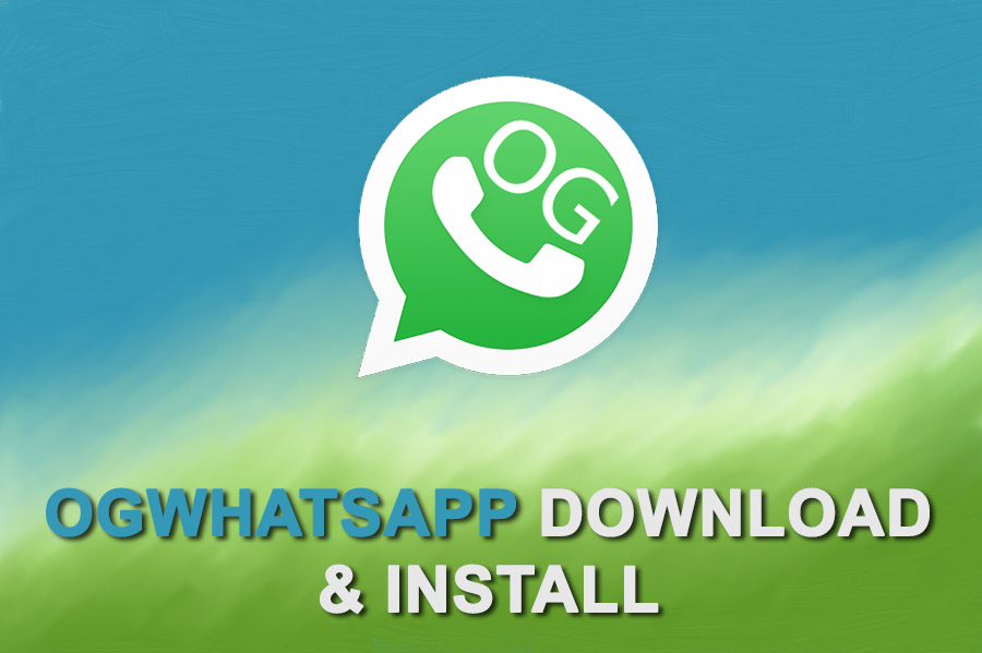 OGWhatsapp apk latest version with logo in green background