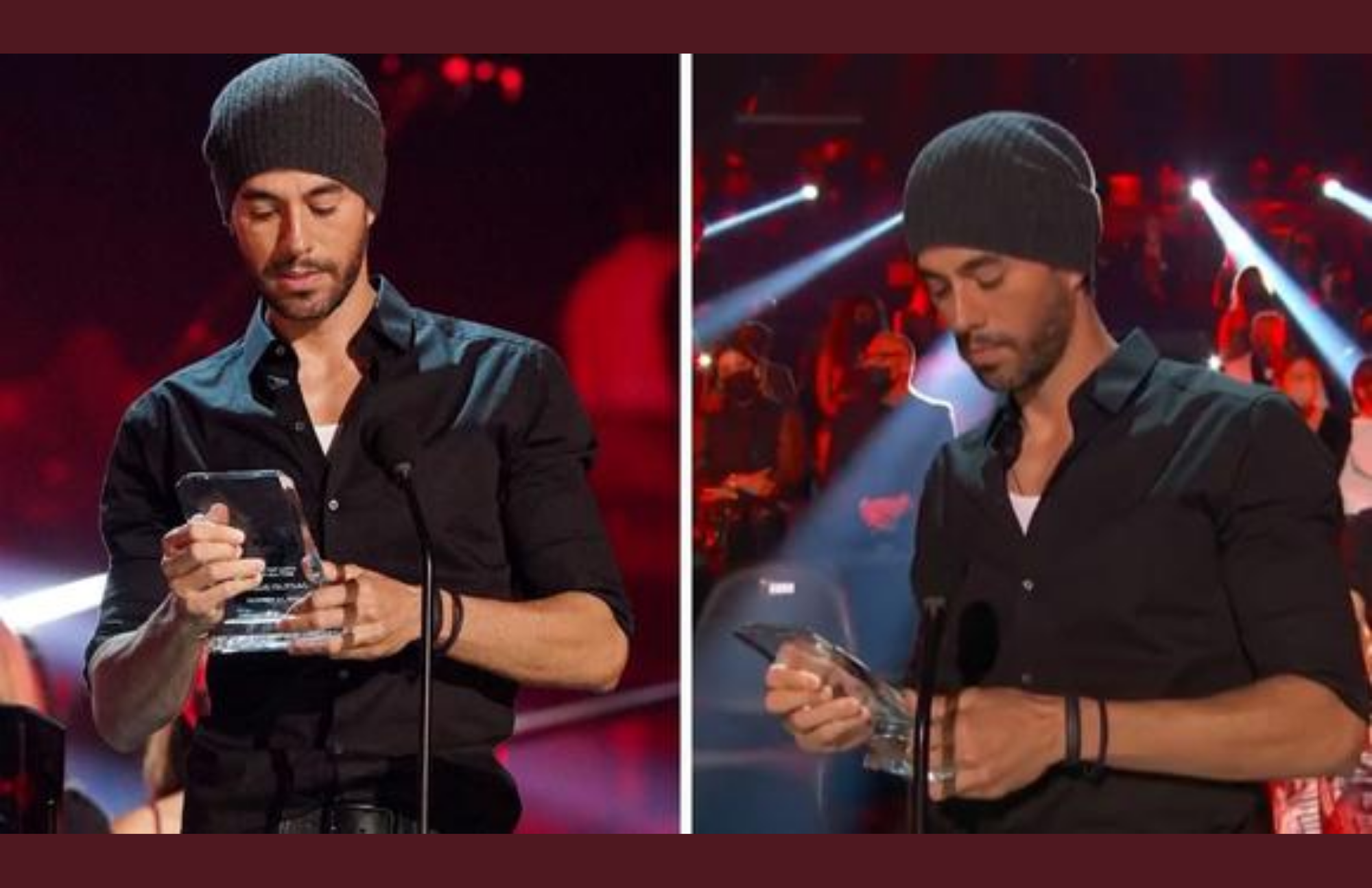 Enrique Iglesias was awarded at the Billboard charts
