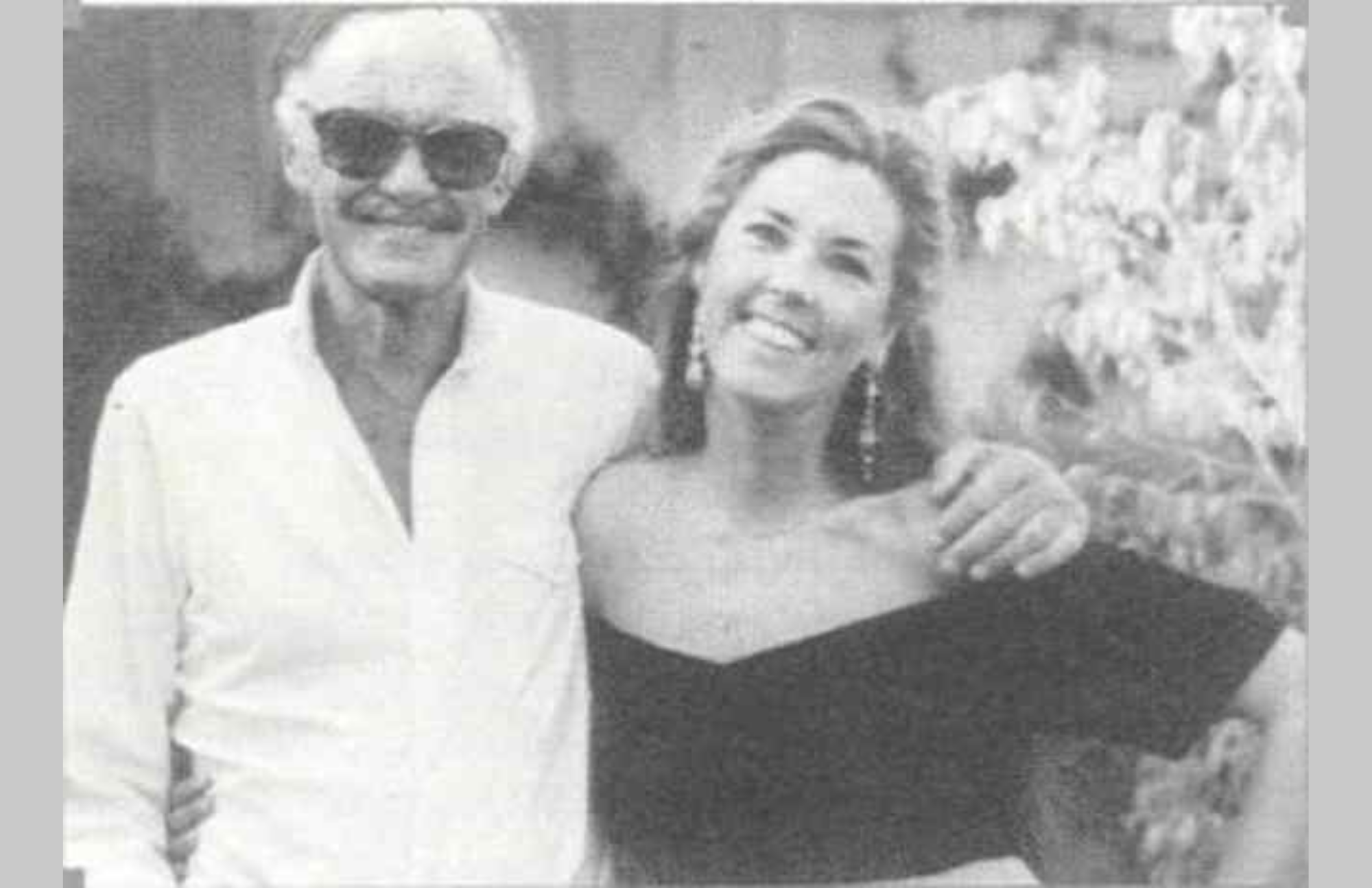 Joan Celia Lee and her late father Stan Lee