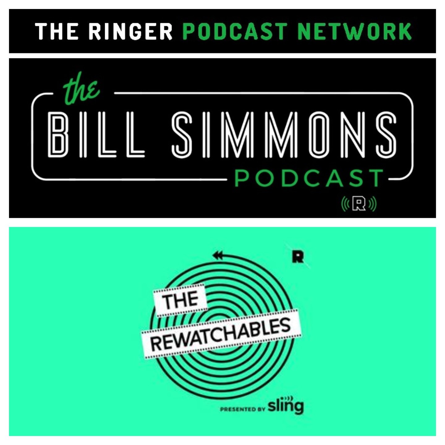 The Ringer Podcast Network’s ‘The Bill Simmons Podcast’ and ‘The Rewatchables’ film podcast