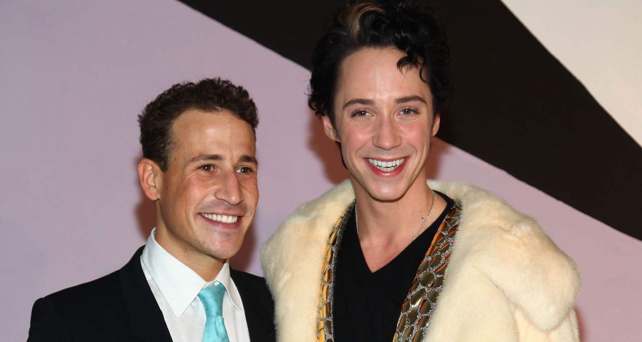 Victor Voronov With Johnny Weir