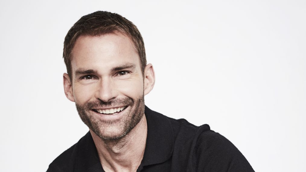 Handsome Seann William Scott Is Looking Dapper In A Black Shirt With A Smile On His Face