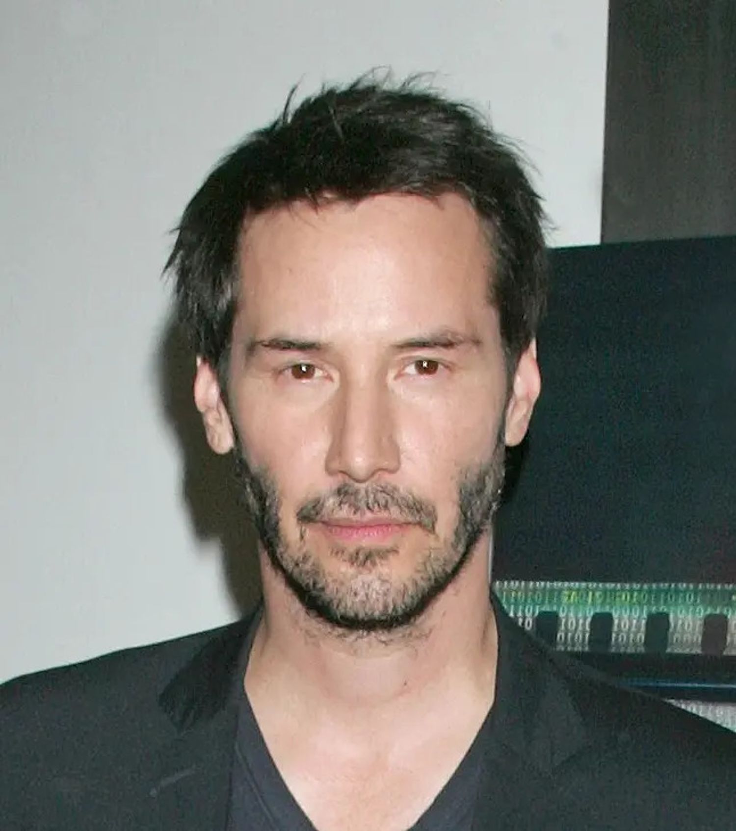 Keanu Reeves With His Heavy Stubble