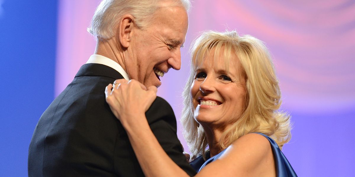Joe Biden With His Wife
