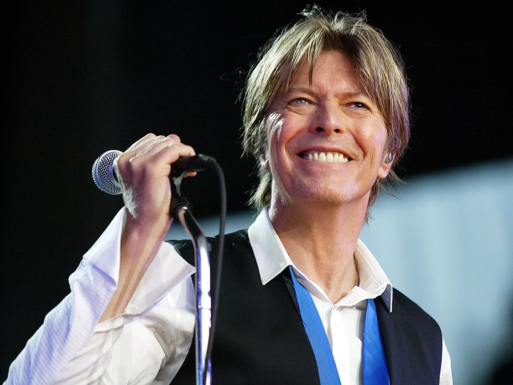 David Bowie Smiling