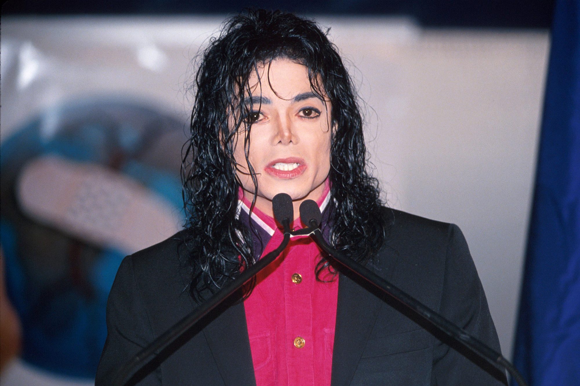 Michael Jackson At A Conference