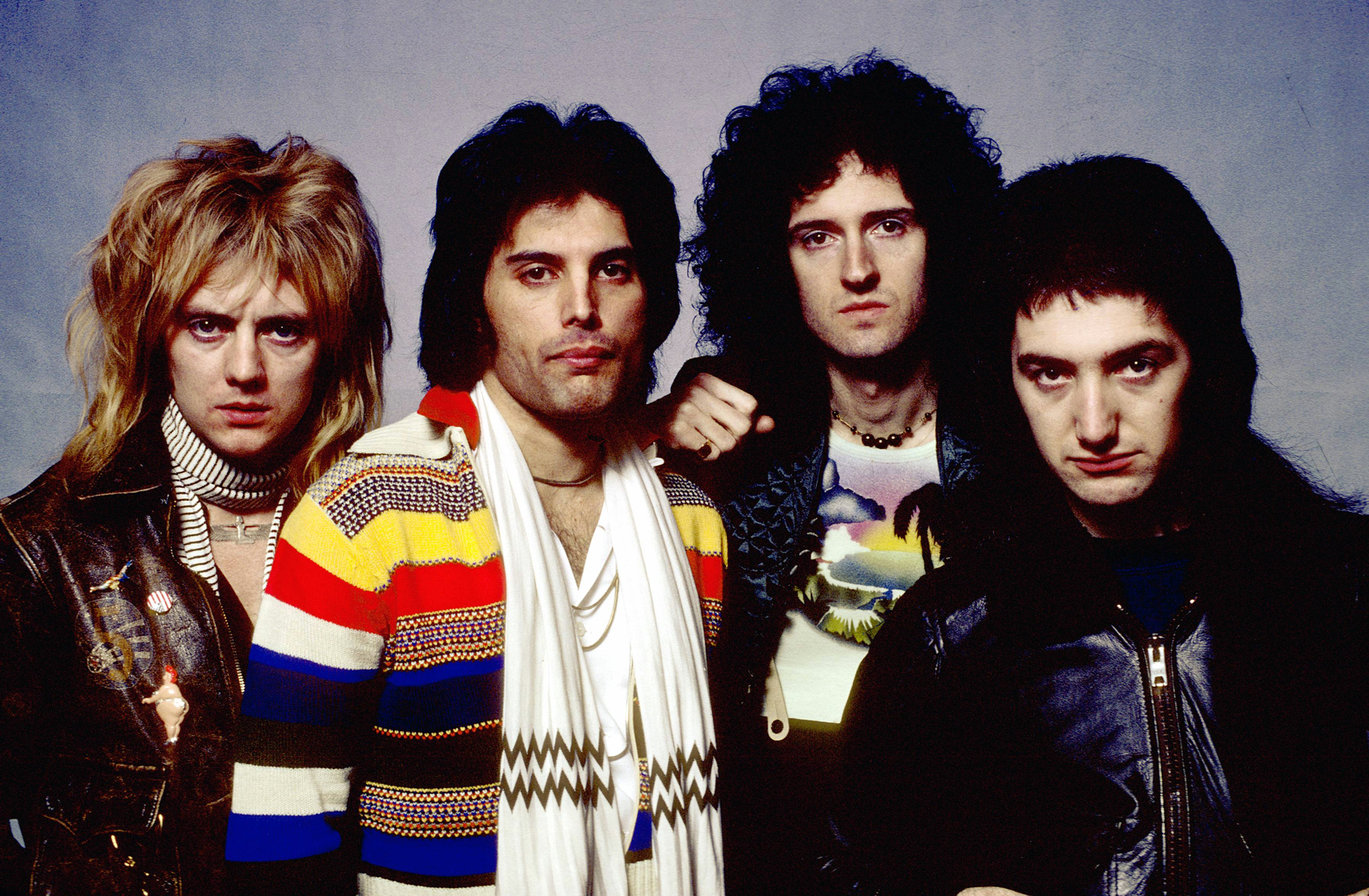 Four members of the band Queen