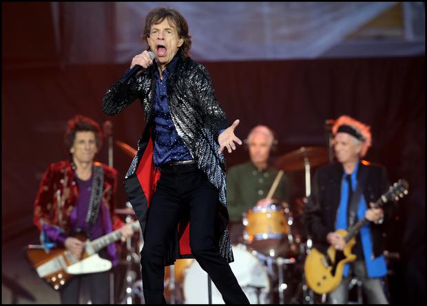 Mick Jagger On Stage