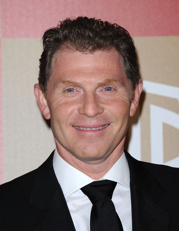 Bobby Flay Smiling wearing a suit