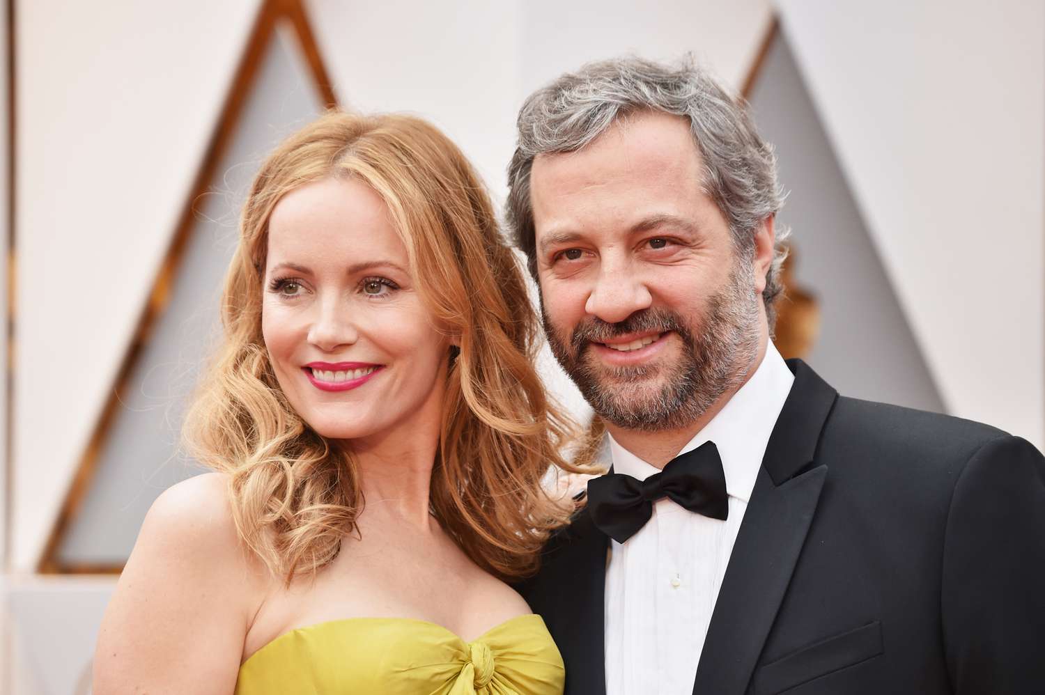 Judd Apatow and his wife, Leslie Mann