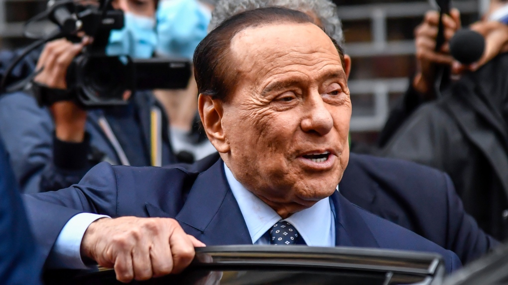 Silvio Berlusconi at a conference
