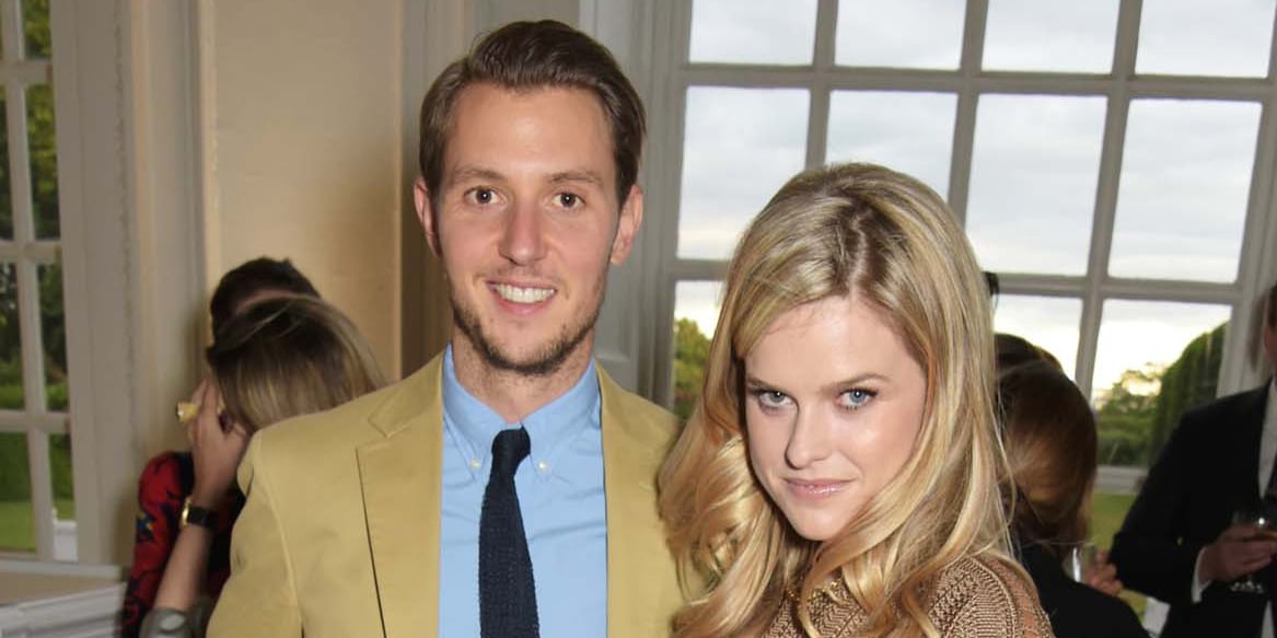 Alice Eve with her ex-husband Alex Cowper-Smith at an event