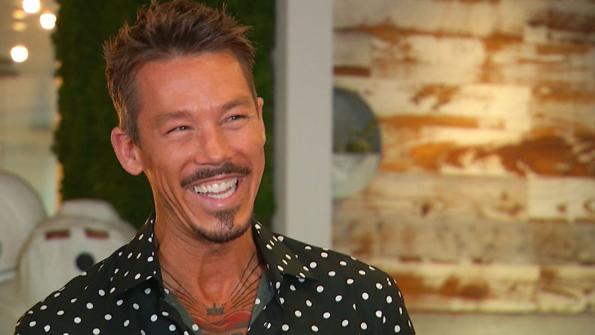 David Bromstad Smiling With Mouth Wide Open