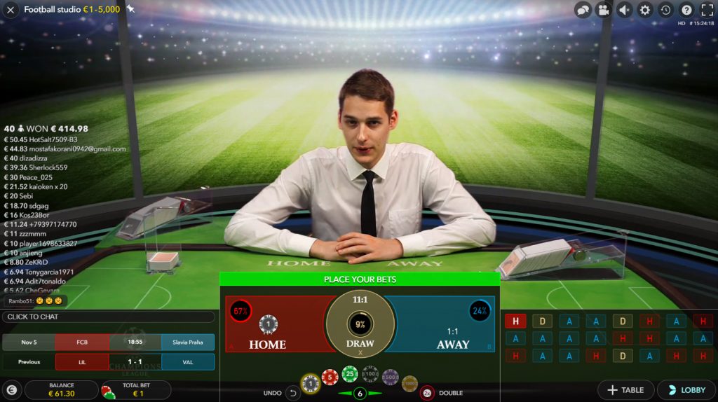 Football Studio Casino - A Fun And Easy-to-Learn Card Game