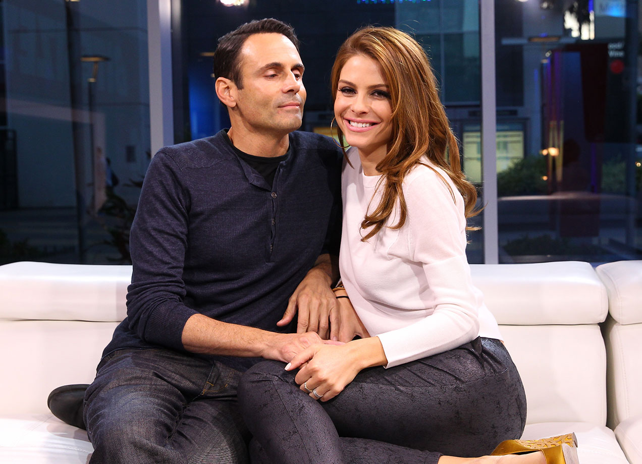 Maria Menounos  with her husband