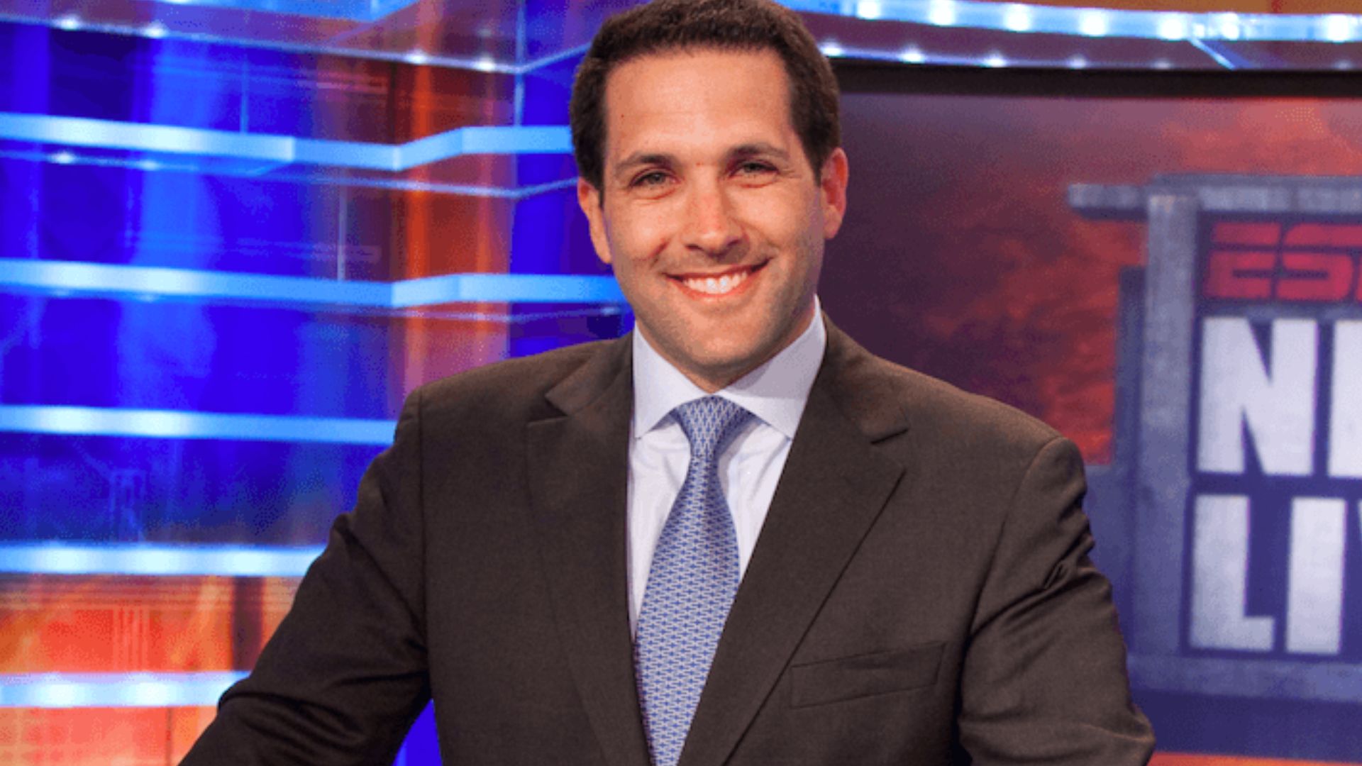 Adam Schefter With A Smile On Face