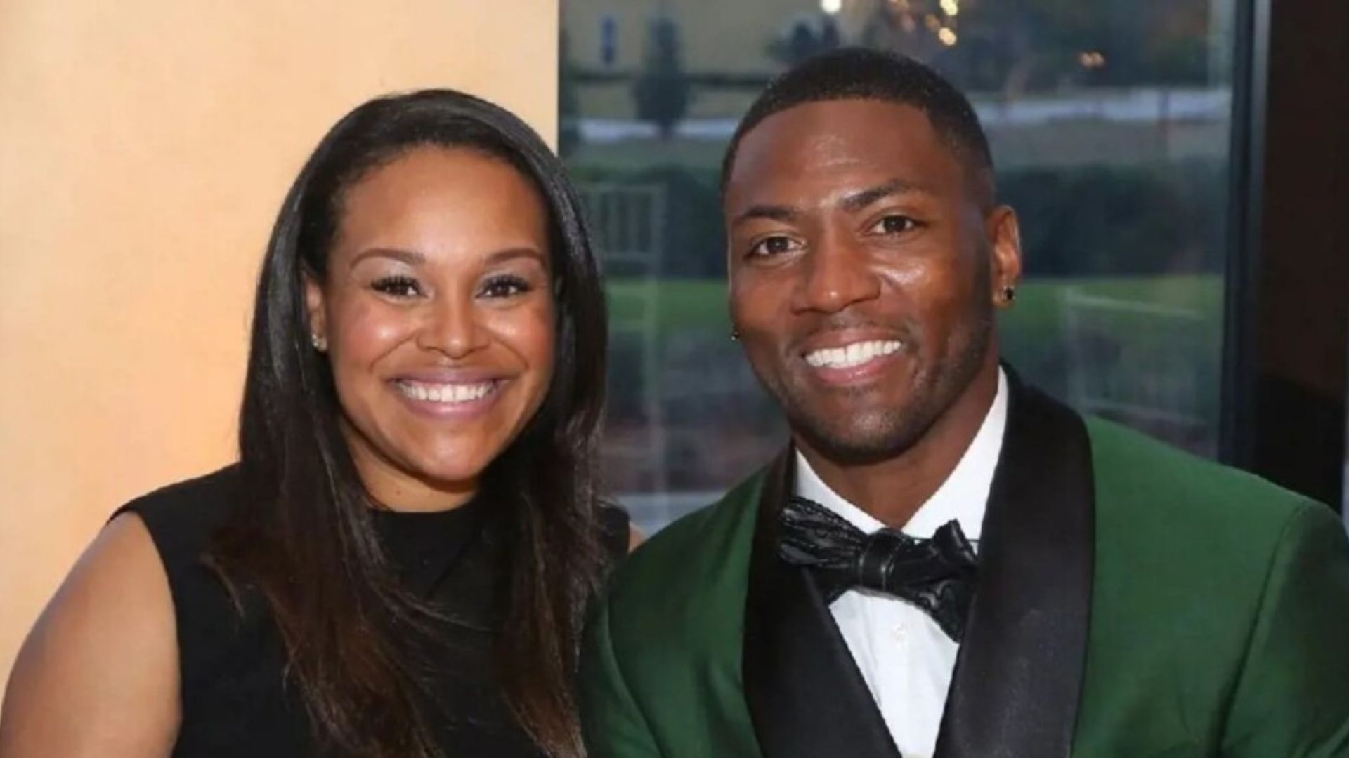 Ryan Clark With His Wife