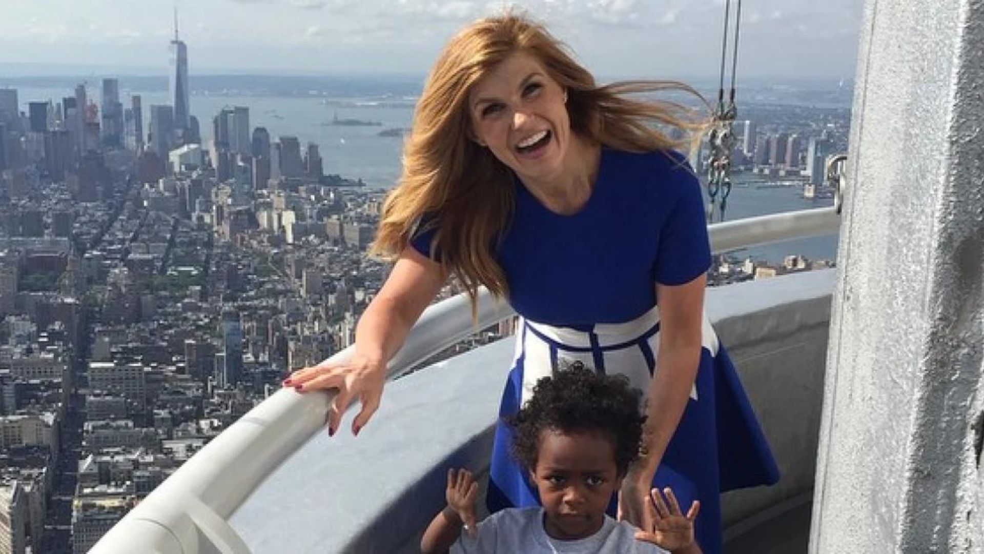 Connie Britton With Her Adopted Son Eyob