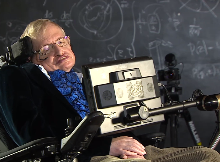 Stephen Hawking speaking