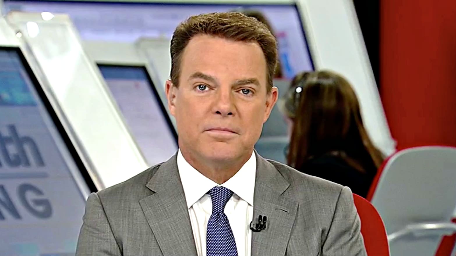 Shepard Smith wearing a gray suit
